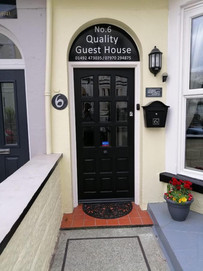 No 6 Quality Guesthouse Llandudno Exterior foto